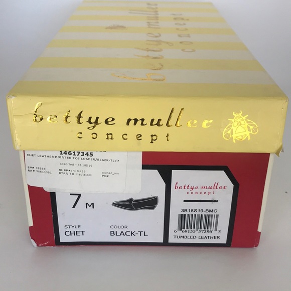 NIB Bettye Muller Concept Chet Leather Loafer 7 - Picture 14 of 14
